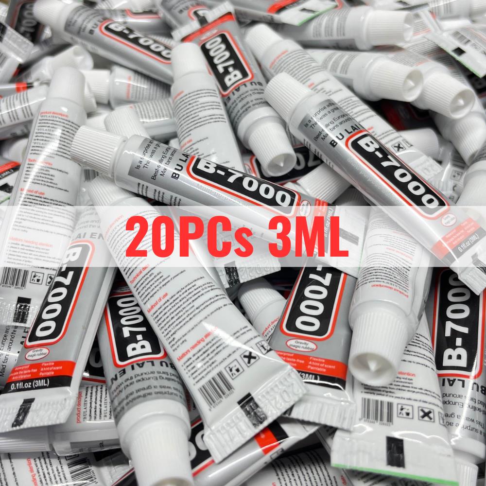 Contact Cement Glue - 1/5/10/20pcs B7000 3ML Glas Plastic Universele
