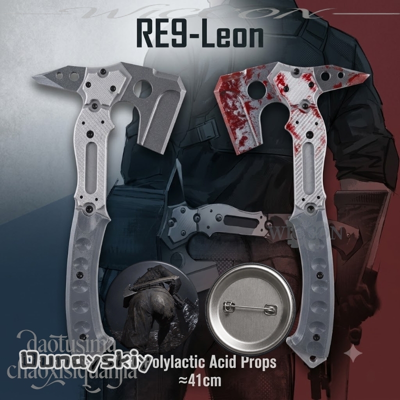 Cosplay Prop Patterns - Leonn Hoge Kwaliteit Nep Tactische Bijl
