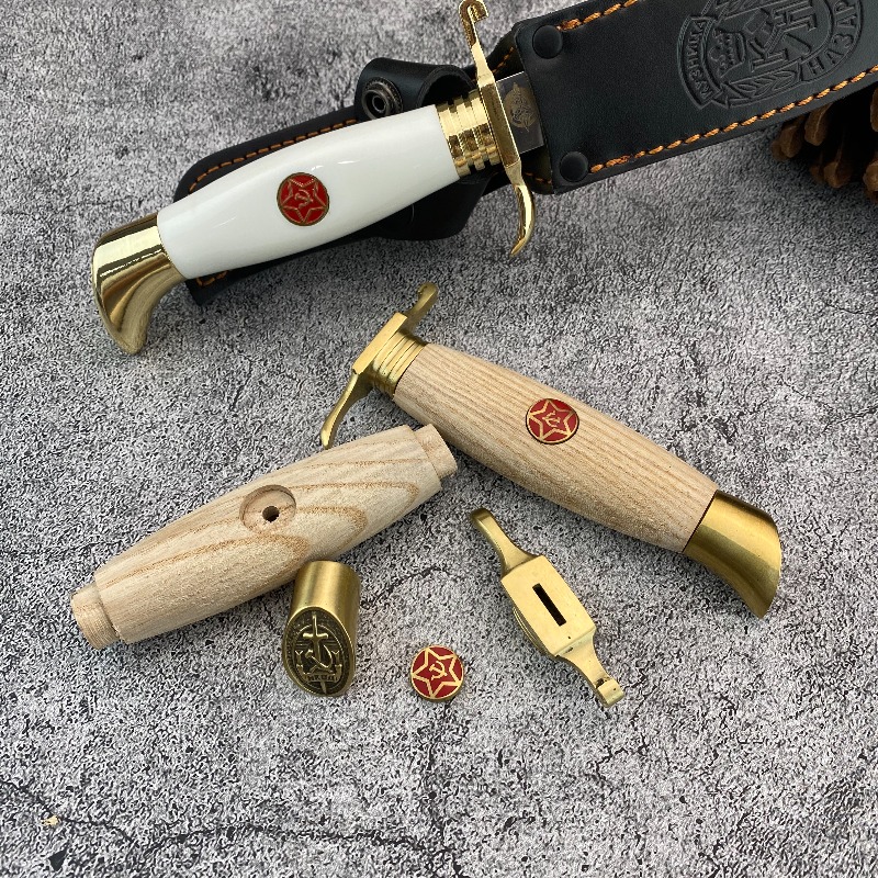 Craft Knife Set - Russische Federatie Natuurlijk massief houten handvat