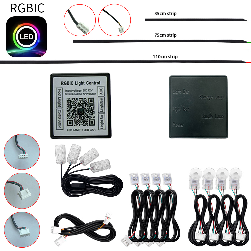 Led El Wire - Full Colors Streamer Symphony RGBIC Omgevingslichtaccessoires