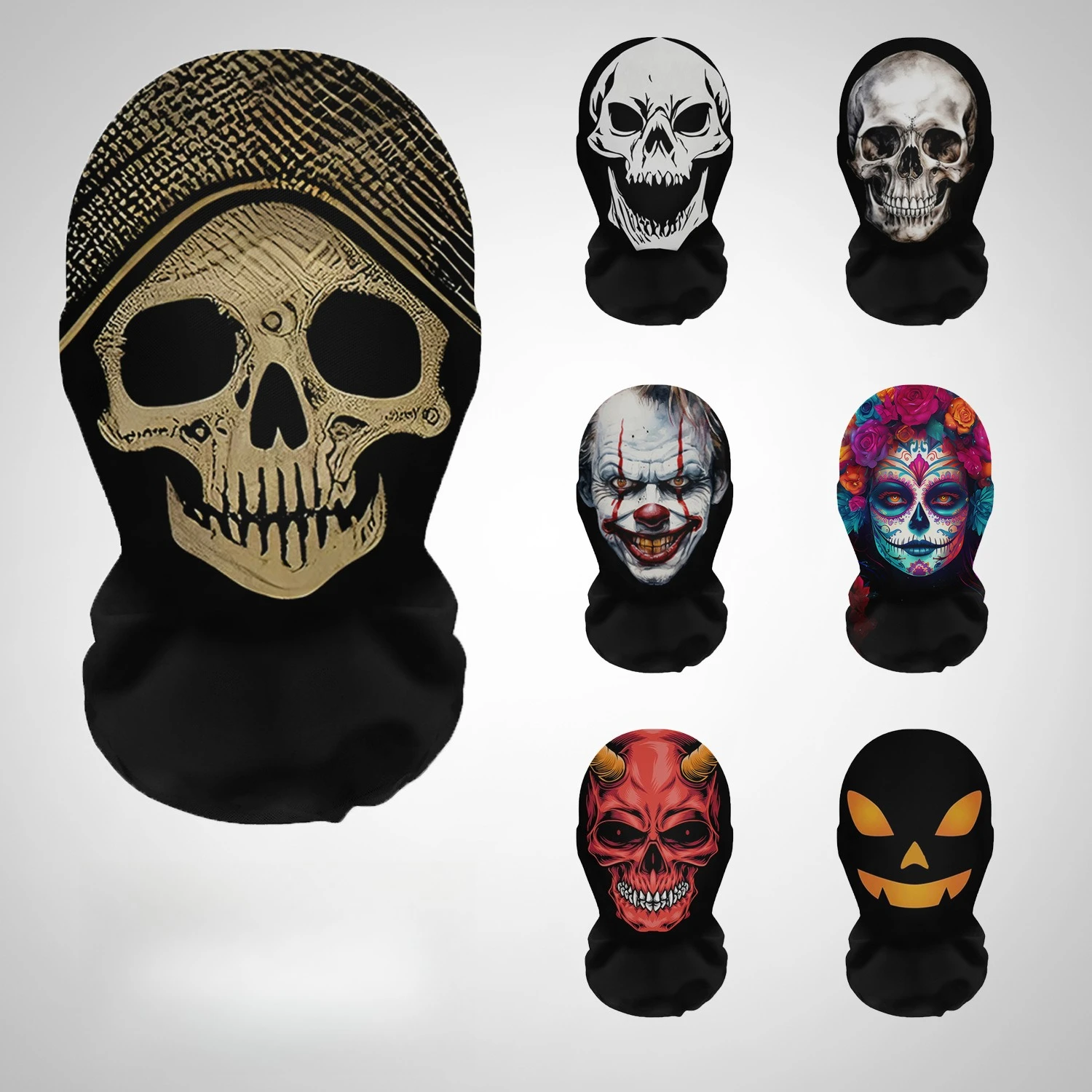 Cosplay Prop Patterns - Halloween Terror Maskers 3D Afdrukken Schedel