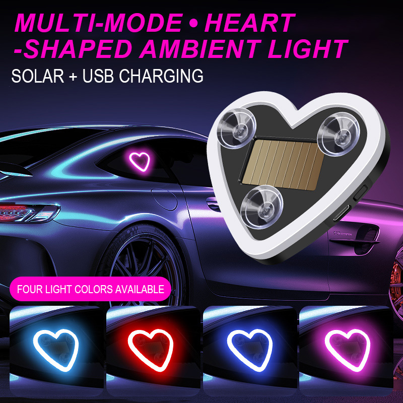 Led El Wire - Auto LED Liefdesatmosfeer Raamverlichting Decoratieverlichting Gloeiende