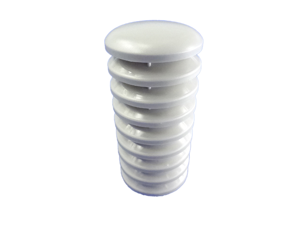 Worbla Thermoplastic - Kunststof buitenkap voor thermo-hygro-sensor, reserveonderdeel voor