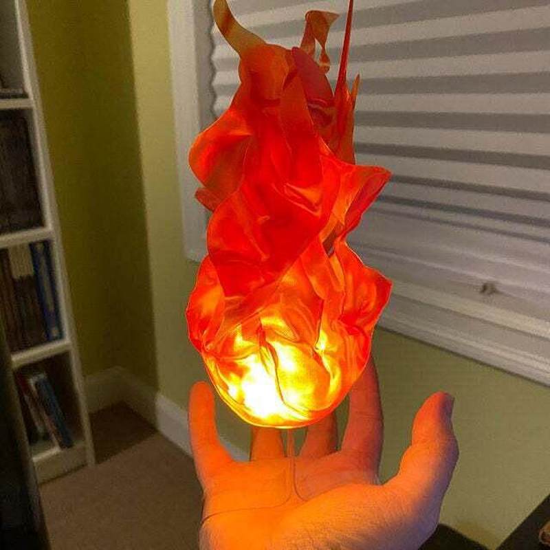 Drijvende vuurbal LED gloeiend - Cosplay Fireball Prop recensie en prijs