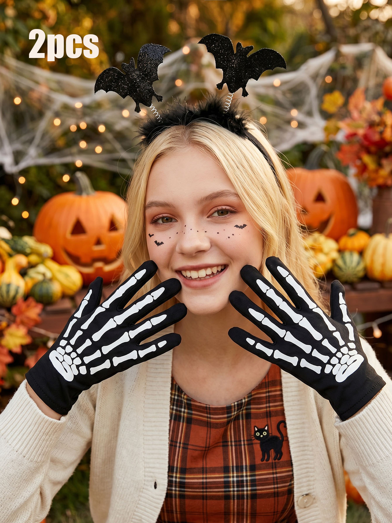 2 Stuks Tienermeisjes Hallowee - Cosplay Bat Prop recensie en prijs