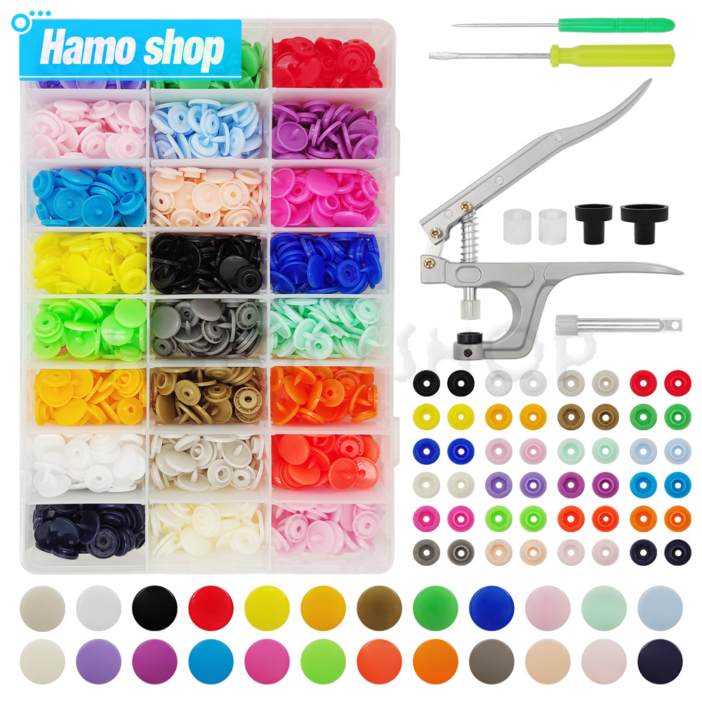Plastic drukknopen bevestiging - Snap Fastener Set recensie en prijs