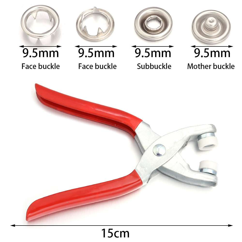 50 sets 7,5/9,5/11mm RVS drukk - Snap Fastener Set recensie en prijs