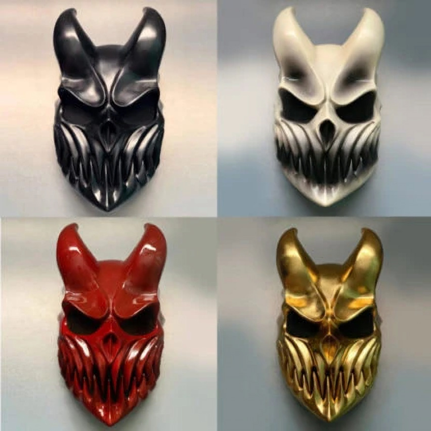 PVC-masker met beweegbare mond - Cosplay Prop Foam recensie en prijs