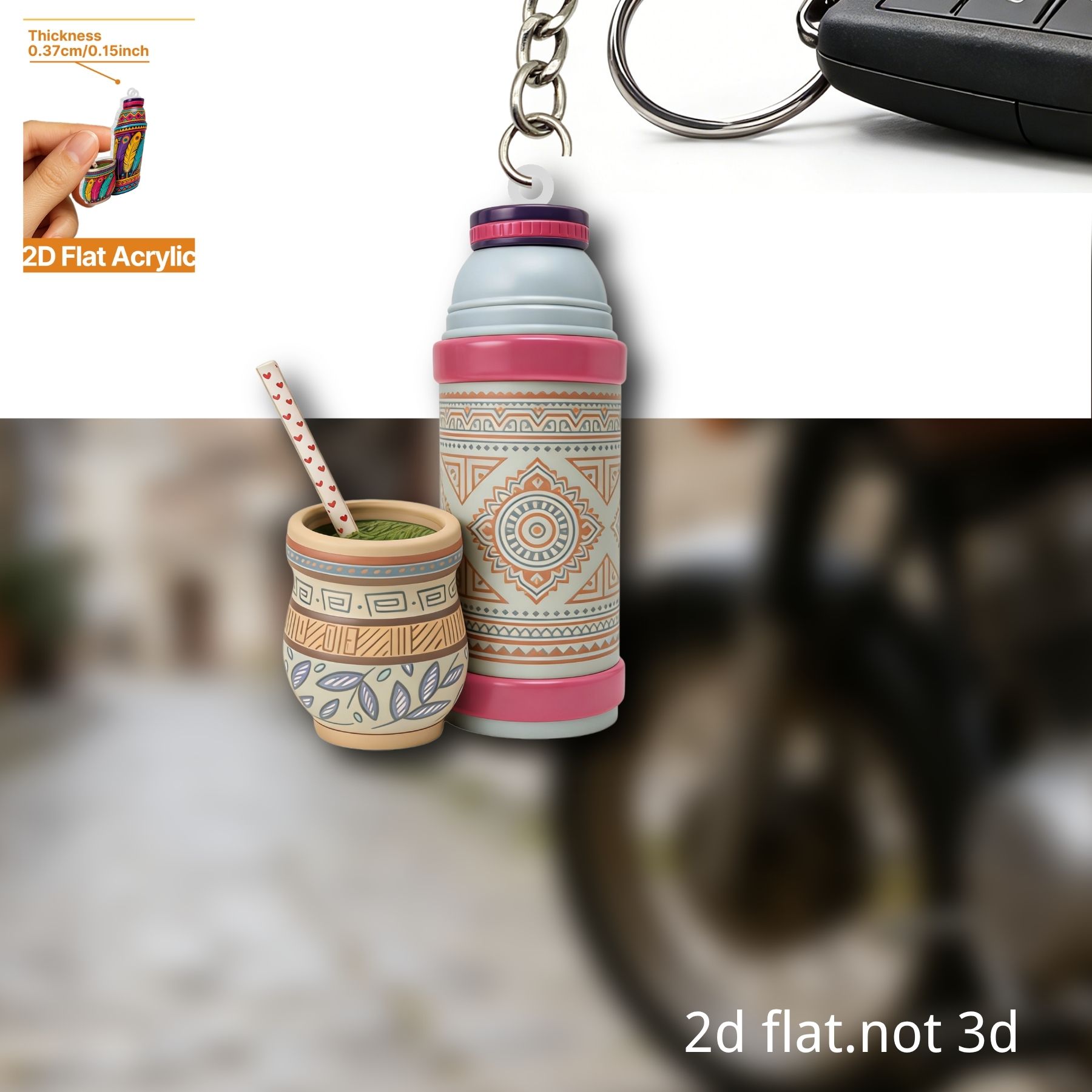 Thermosbeker sleutelhanger, 2D - Worbla Thermoplastic recensie en prijs