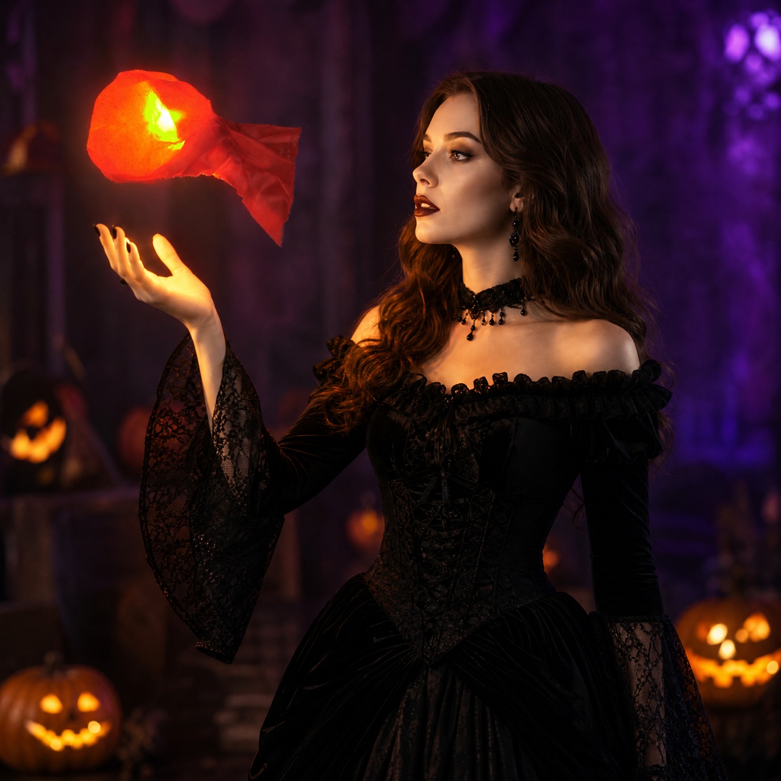Halloween hangende zwevende vu - Cosplay Fireball Prop recensie en prijs
