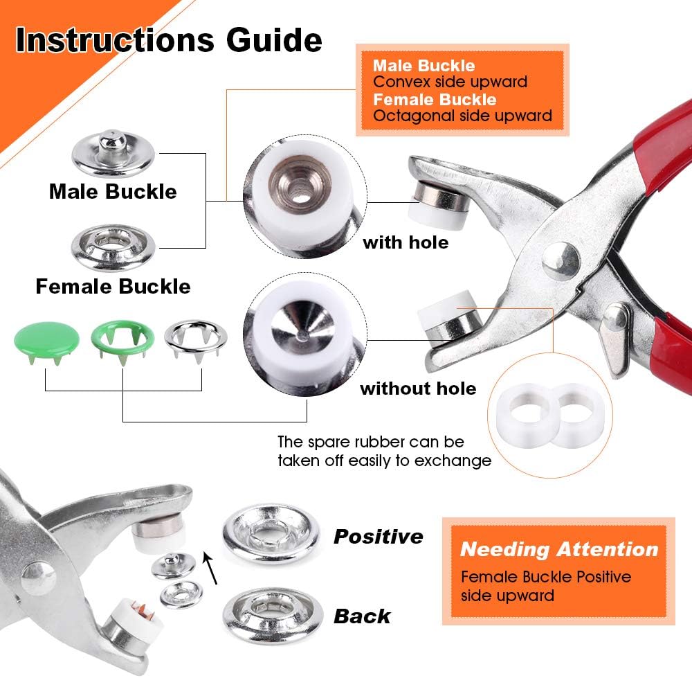 50/100 Metalen Prong Drukknoop - Snap Fastener Set recensie en prijs