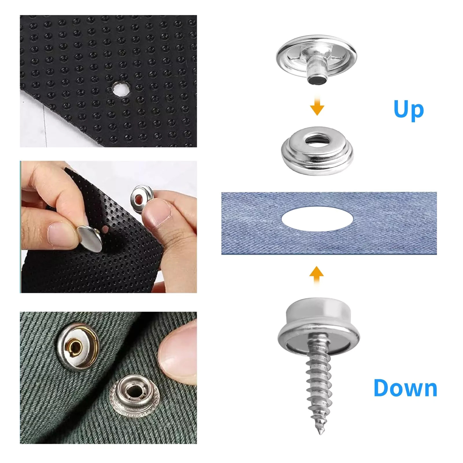 50 Set Roestvrijstalen Boot Ma - Snap Fastener Set recensie en prijs