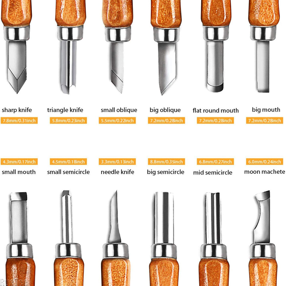 12 Stuks SK2 Houtbewerking Car - Craft Knife Set recensie en prijs